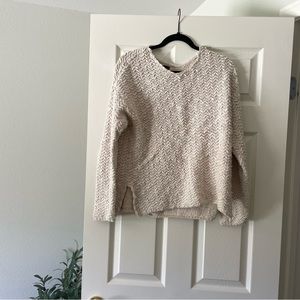 Me to we textured cream sweater